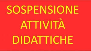 Sospensione delle attivit&agrave; didattiche in presenza- plessi di Caprioli e Pisciotta